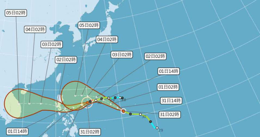 （圖／翻攝自中央氣象局網站）