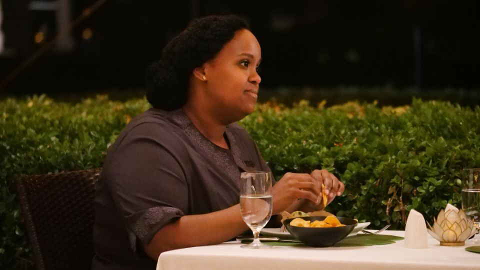 Natasha Rothwell in a scene from the first season of "The White Lotus." - Mario Perez/HBO