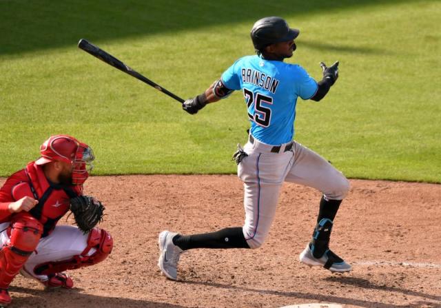 What happened to Lewis Brinson?