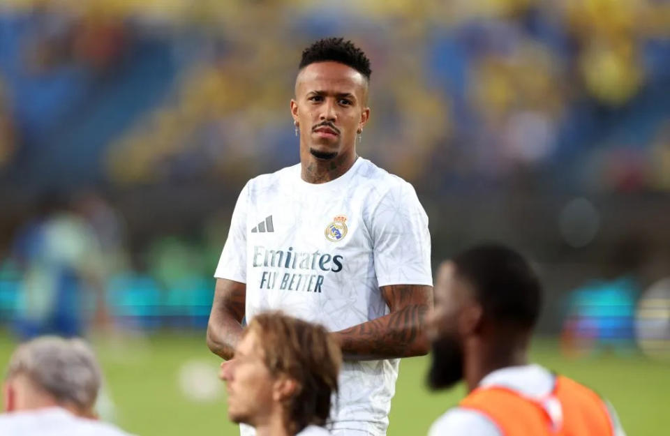 Militao should be able to start despite his recent knock (Photo by Florencia Tan Jun/Getty Images)