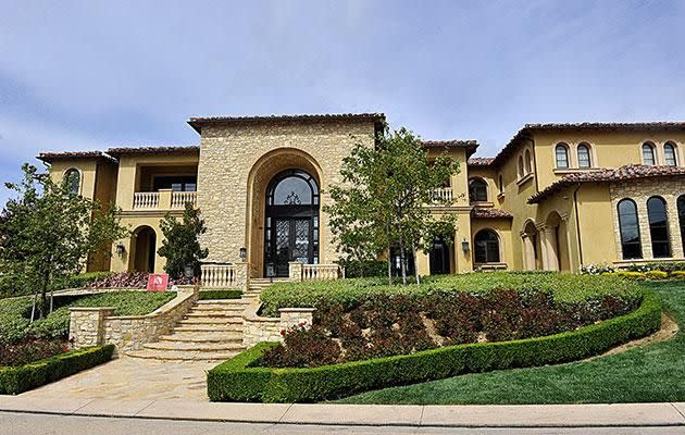 Paris previously lived with her grandmother in this Calabasas mansion. Source: Splash News