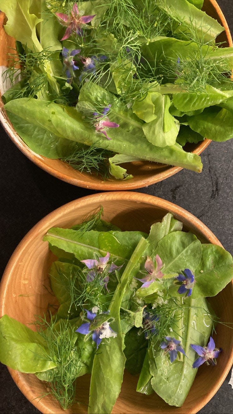 A homemade salad from Antonia Noori Farzan.