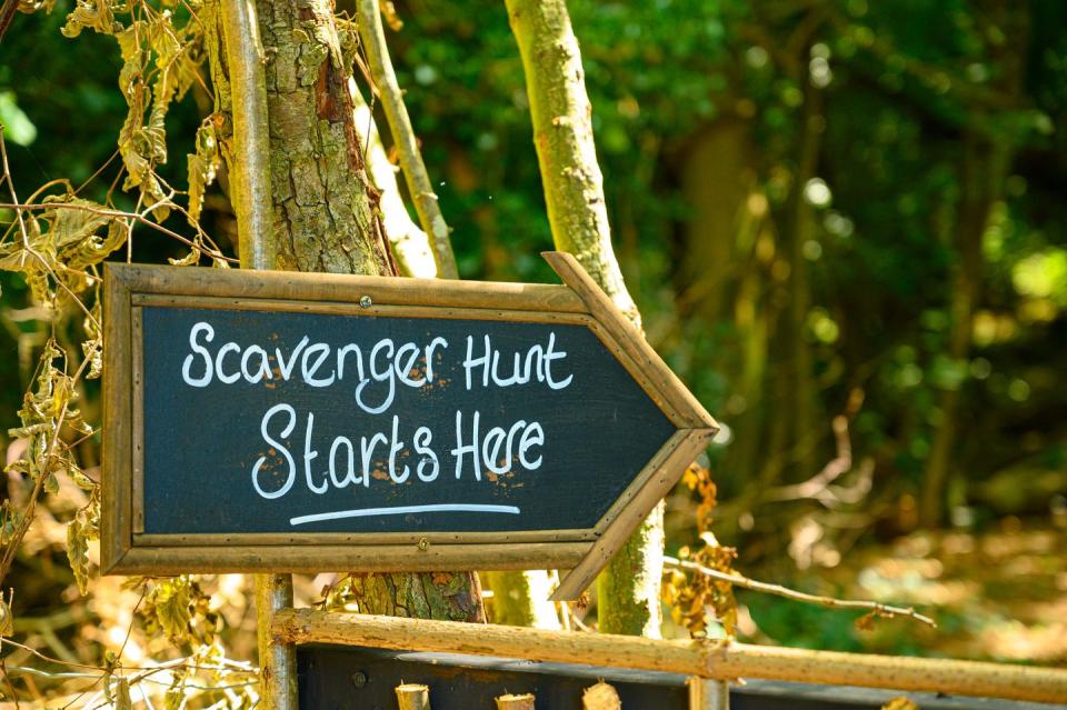 spring activities scavenger hunt