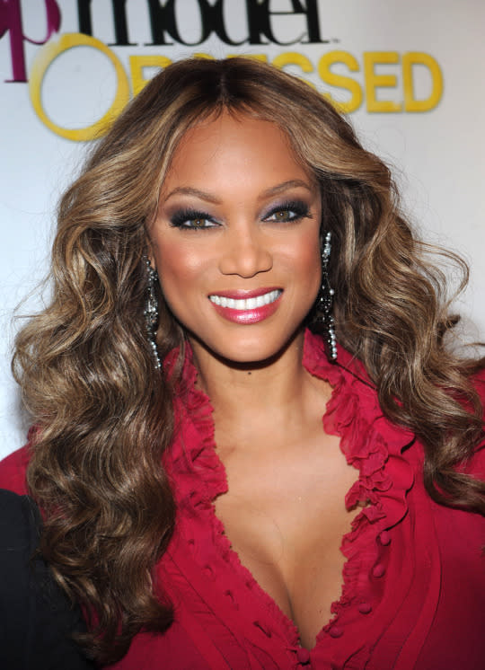Tyra Banks at an “America’s Next Top Model” Party, 2009