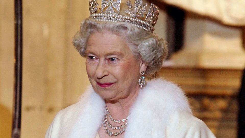 Queen Elizabeth II smiling