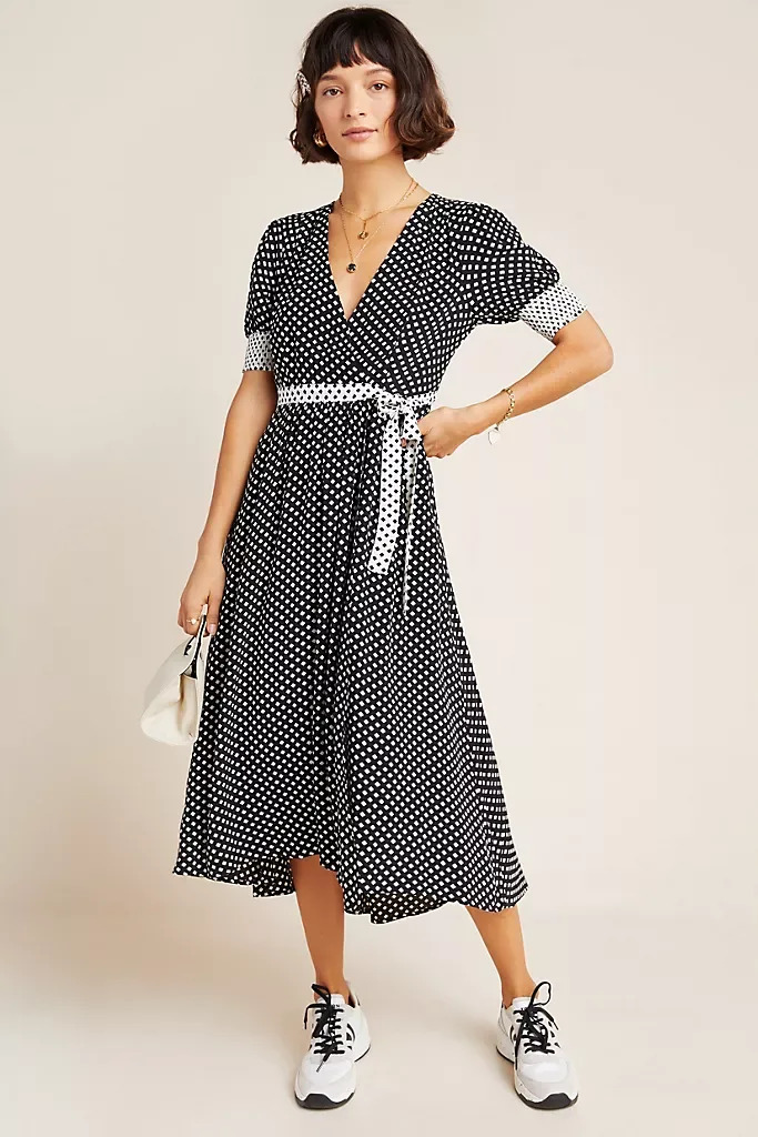 Breanna Polka Dot Midi Dress