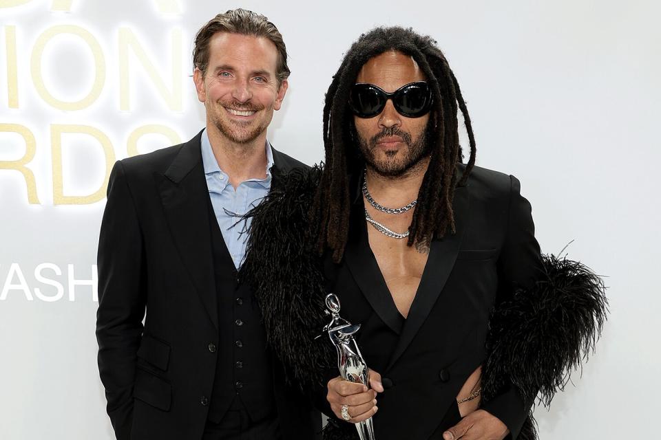 Bradley Cooper and Lenny Kravitz attend the CFDA Fashion Awards