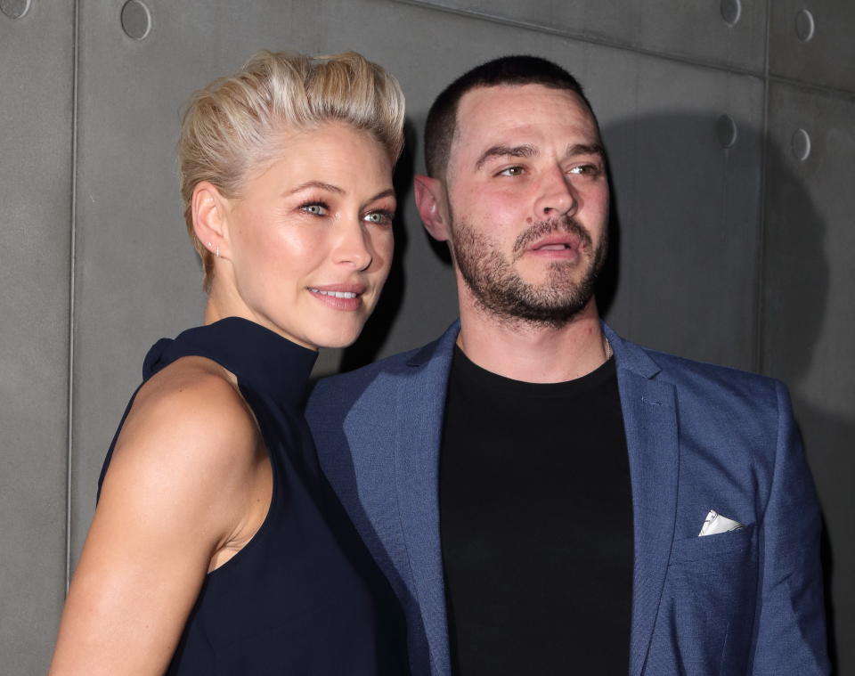 LONDON, MARYLEBONE HOTEL, UNITED KINGDOM - 2019/02/28: Emma Wills and Matt Willis at the launch party for new clothing line of 'Emma Willis for Next' at the Marylebone Hotel. (Photo by Keith Mayhew/SOPA Images/LightRocket via Getty Images)