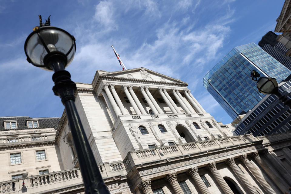 Inflation A general view of the Bank of England in the City of London, Britain, September 25, 2023. REUTERS/Hollie Adams