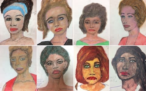 The FBI last year released a series of portraits of Little's victims, which he drew in prison