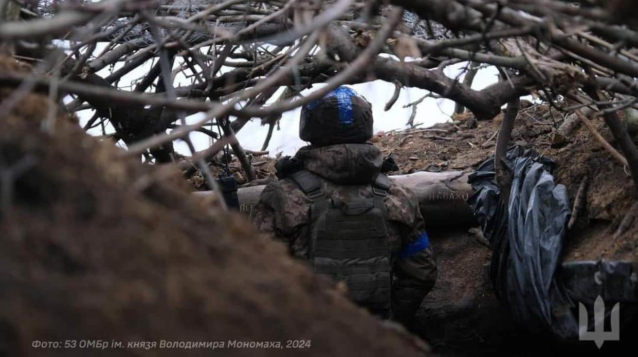 Stock photo: Ukrainian soldier from the 53rd Mechanised Brigade named after Volodymyr Monomakh