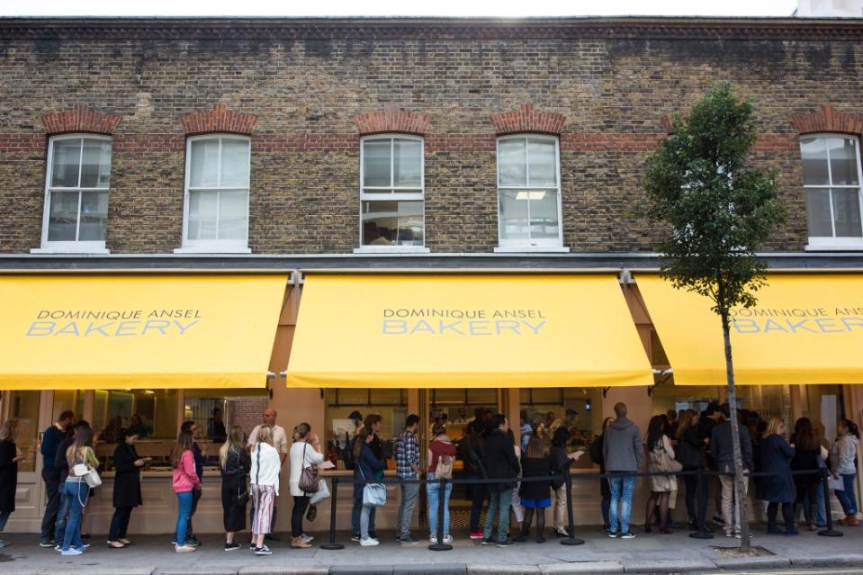 New Yorkers lines up for the Cronut (above), now some are getting up early to snag an escargot bagel. Getty Images