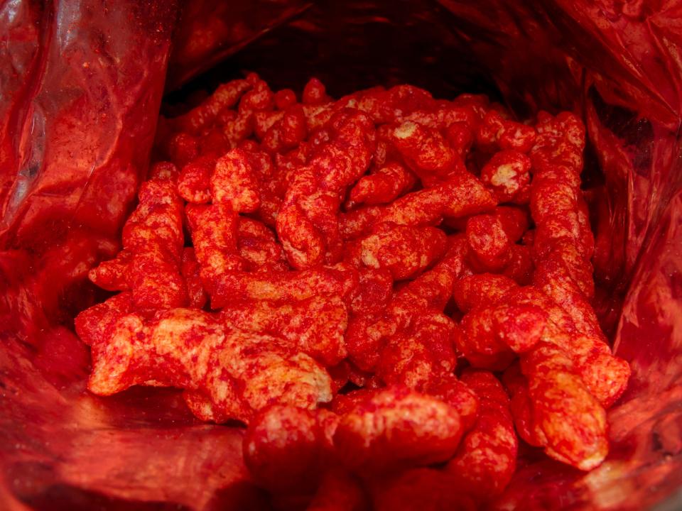 flamin hot cheetos