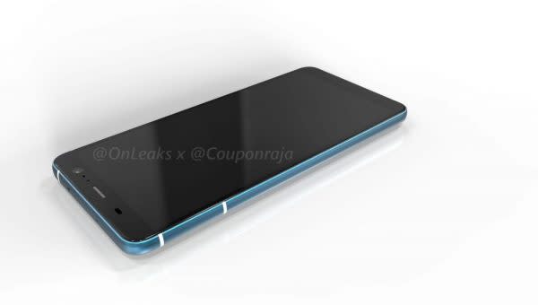 11 月 2 日見！HTC U11 全面屏新機 3D 渲染圖曝光！