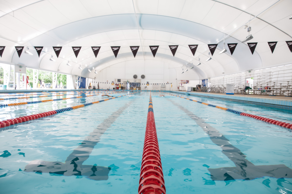 Pictured is Canberra Olympic indoor pool.