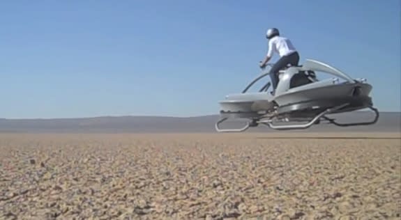 Aerofex, a California-based startup, is developing a hoverbike akin to the speeders in "Star Wars."