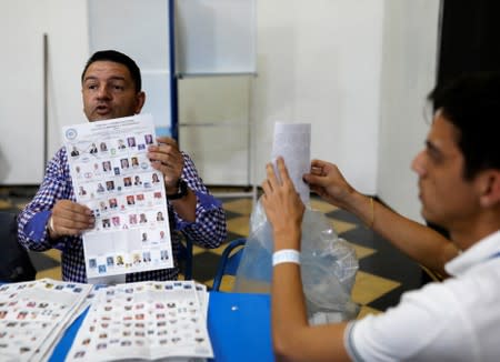 First round of presidential election in Guatemala