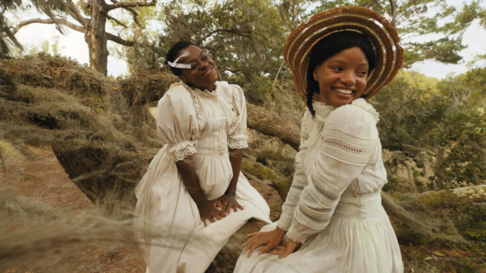 Phylicia Pearl Mpasi and Halle Bailey in The Color Purple (Image: Courtesy Warner Bros. Pictures)