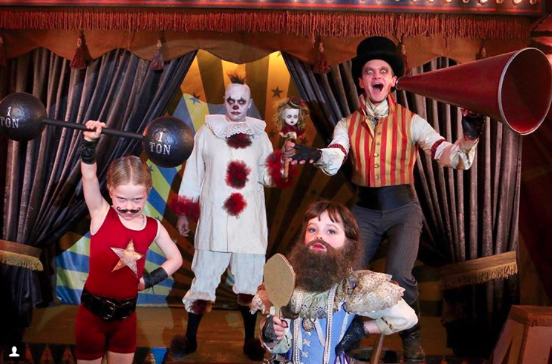 Neil Patrick Harris and His Family as Circus Performers