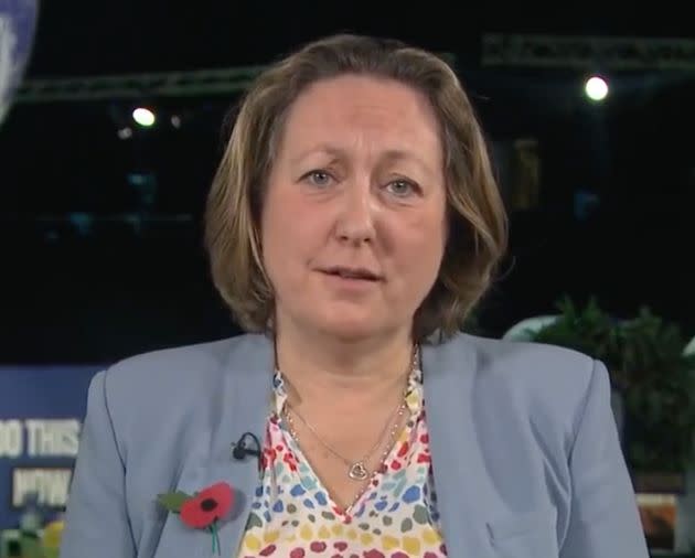 Anne-Marie Trevelyan defended Boris Johnson on Sky News on Monday (Photo: Sky News)