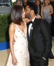 <p>The couple reportedly was already dropping “L bombs” five months into their relationship. According to a report from the Met Gala, Selena whispered, “<a rel="nofollow" href="https://www.yahoo.com/celebrity/selena-gomez-weeknd-make-cuddly-red-carpet-debut-met-gala-004414241.html" data-ylk="slk:I love you;elm:context_link;itc:0;sec:content-canvas;outcm:mb_qualified_link;_E:mb_qualified_link;ct:story;" class="link  yahoo-link">I love you</a>,” into her beau’s ear on the red carpet. (Photo: NYDN/BACKGRID) </p>