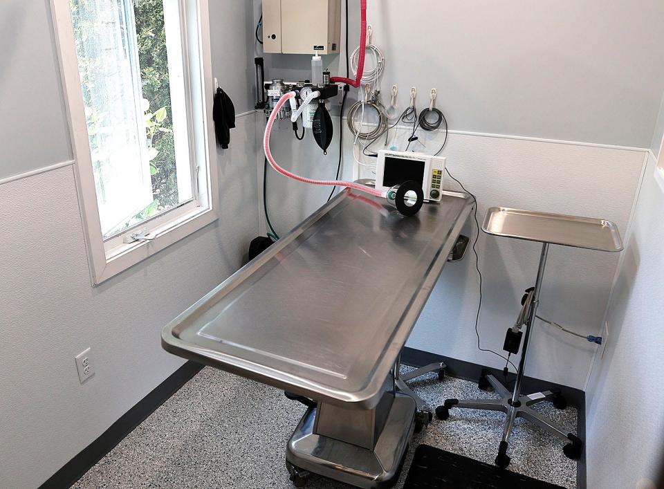 Surgical room.
The Scituate Animal Shelter unveiled a new Veterinary Care Center inside the shelter which will allow for treatment of animals waiting for adoption. Major donations or the Fox Rock Foundation of Quincy made the project possible
on Friday May 17, 2024