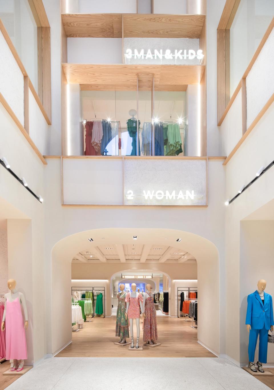 The view as customers enter the Mango flagship on Fifth Avenue. - Credit: Brett Beyer / Courtesy of Mango