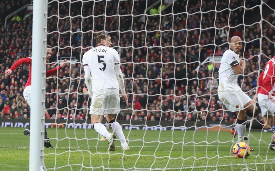 Manchester United 2 Watford 0: Juan Mata and Anthony Martial extend Utd's unbeaten league run to 16