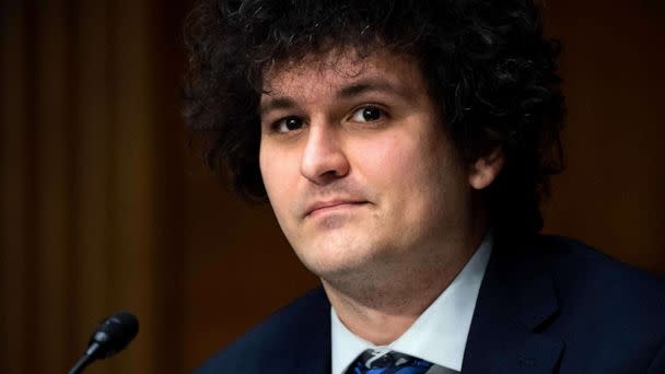 PHOTO: Samuel Bankman-Fried, founder and CEO of FTX, testifies during a Senate Committee on Agriculture, Nutrition and Forestry hearing about 'Examining Digital Assets: Risks, Regulation, and Innovation,' on Capitol Hill in Washington, DC. (Saul Loeb/AFP via Getty Images, FILE)