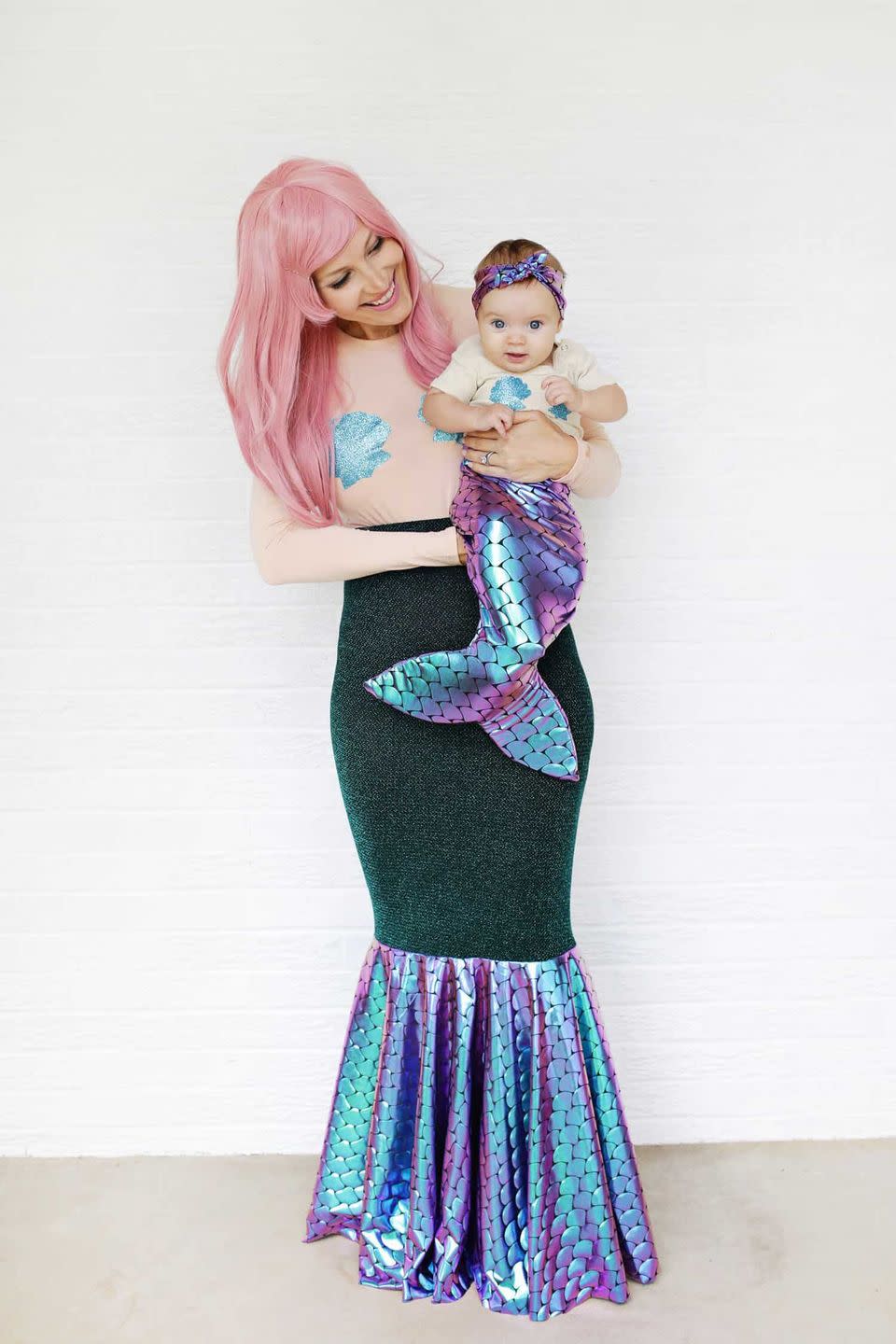 Mermaid Mother-Daughter Halloween Costume