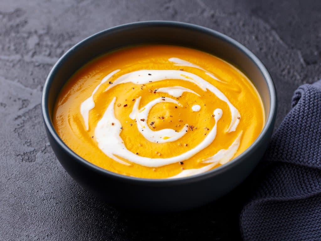 Spicy peanut and pumpkin soup: a promise of warmth on those cool autumn nights  (Getty/iStock)