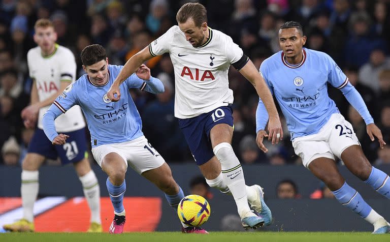 Manchester City ganó el último duelo ante Tottenham, hace dos semanas, por 4 a 2