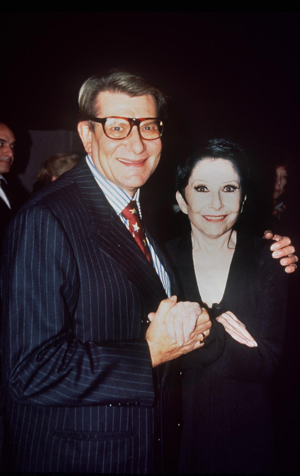 Zizi Jeanmaire et Yves Saint Laurent