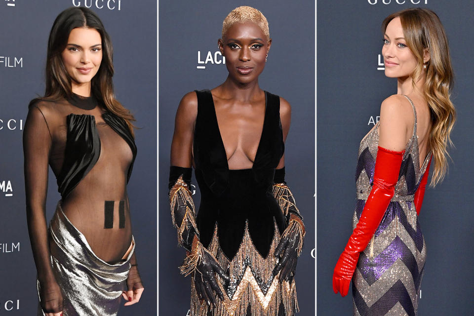 From Kendall Jenner's Sheer Gown to Olivia Wilde's Gloves, See the Standout Style at the LACMA Gala