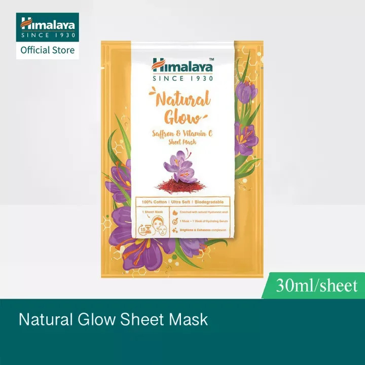 Himalaya Natural Glow Saffron Vitamin C Mask. (PHOTO: Lazada)