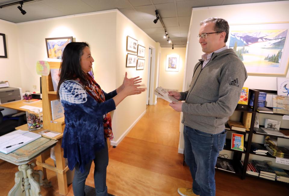 Donna Miele, and her husband Ken Herndon, owners of the CILK119 co-working place in Nanuet March 12, 2019.