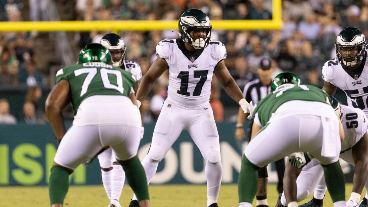 Eagles training camp 2022: T.J. Edwards becoming the star of summer – NBC  Sports Philadelphia