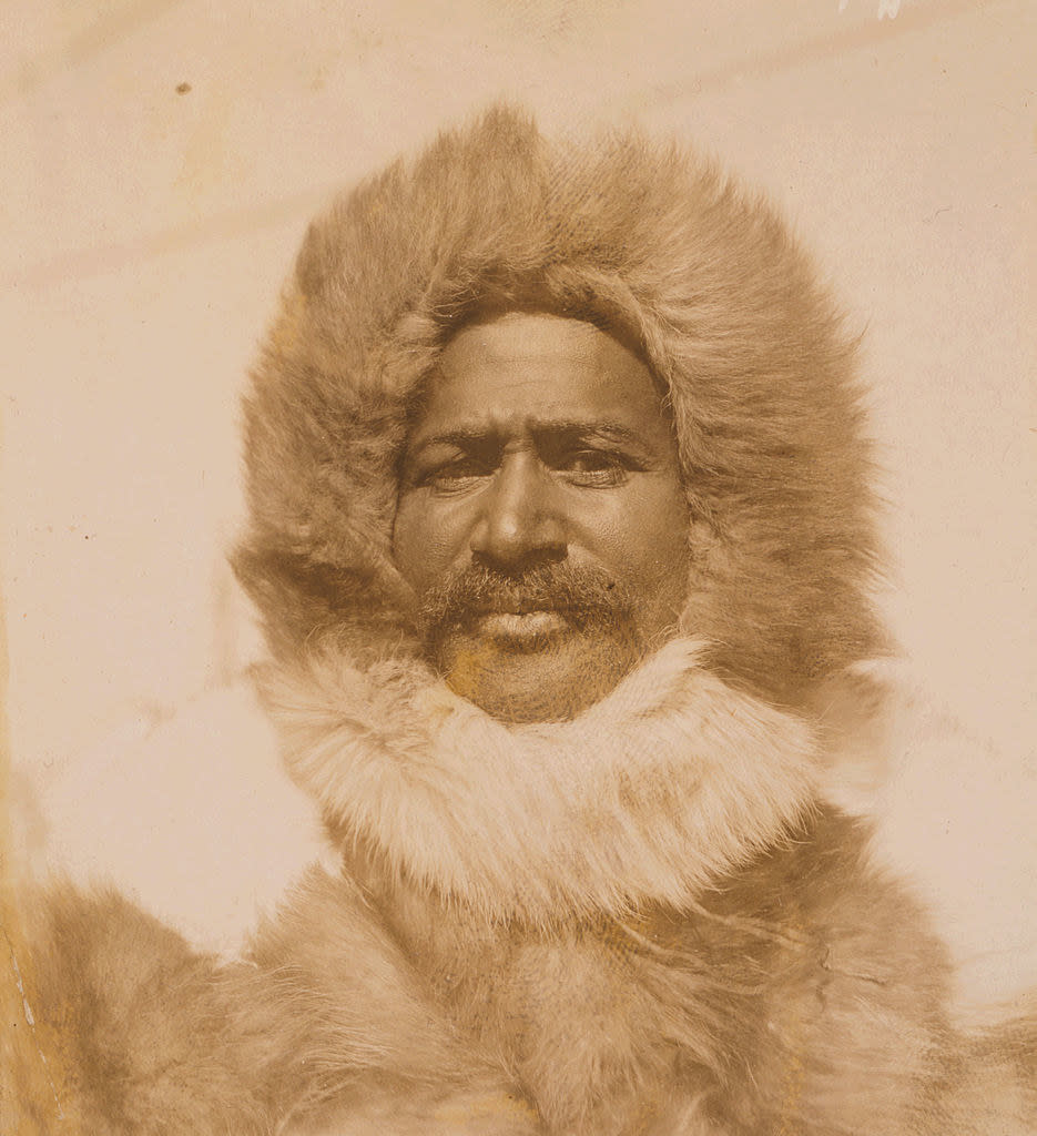 A Black man bundled up for an exploration