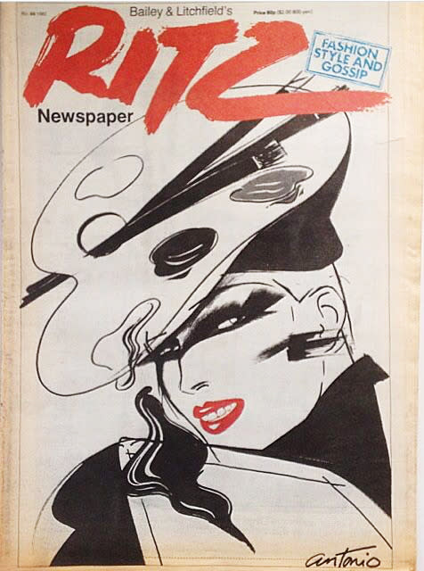 Ritz newspaper cover by Antonio