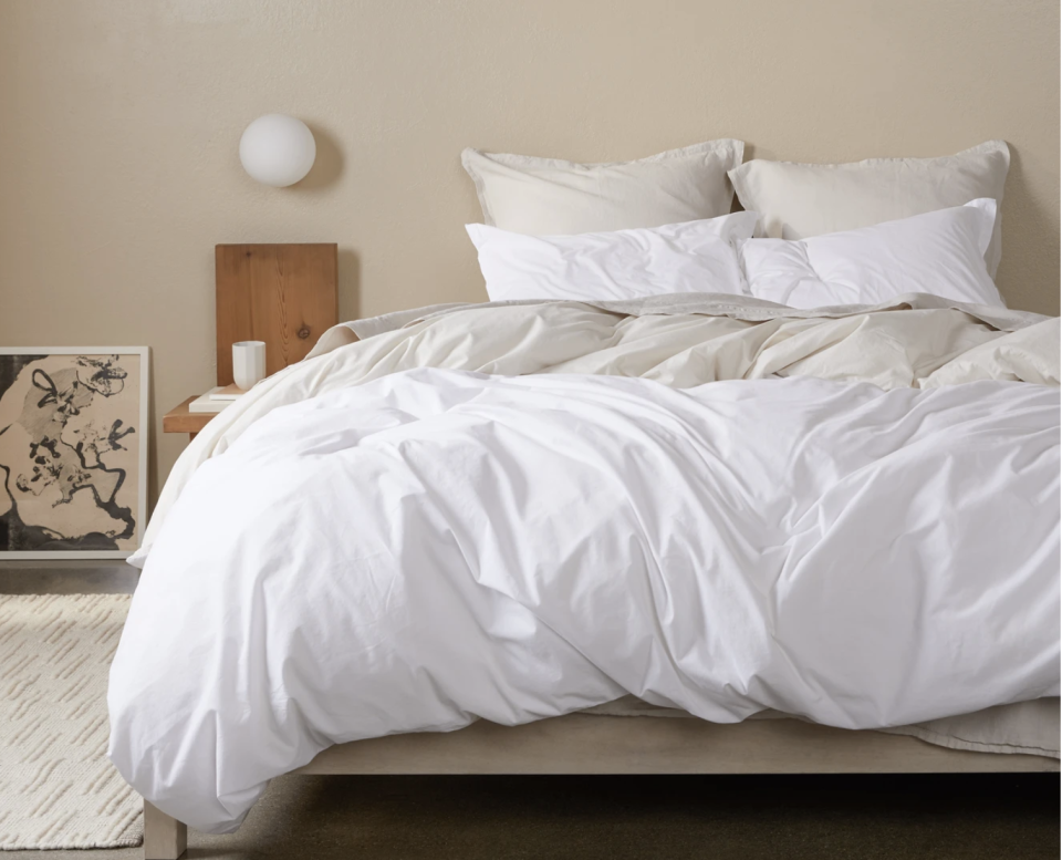 1) Brushed Cotton Duvet Cover Set