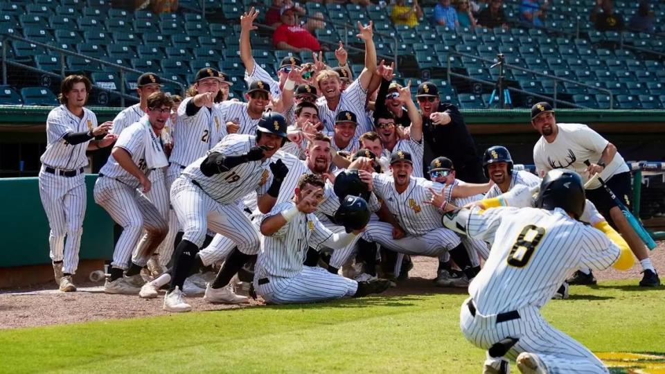 Southern Miss defeated App State in a Sun Belt baseball tournament semifinal game Saturday to earn a shot at the conference crown Sunday against Georgia Southern.