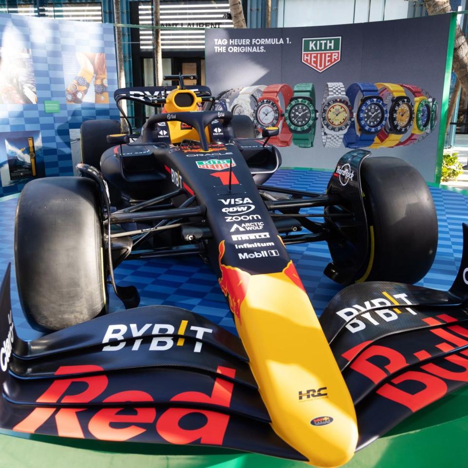 泰格豪雅在F1邁阿密大獎賽的現場，舉行Formula 1系列的發表活動。