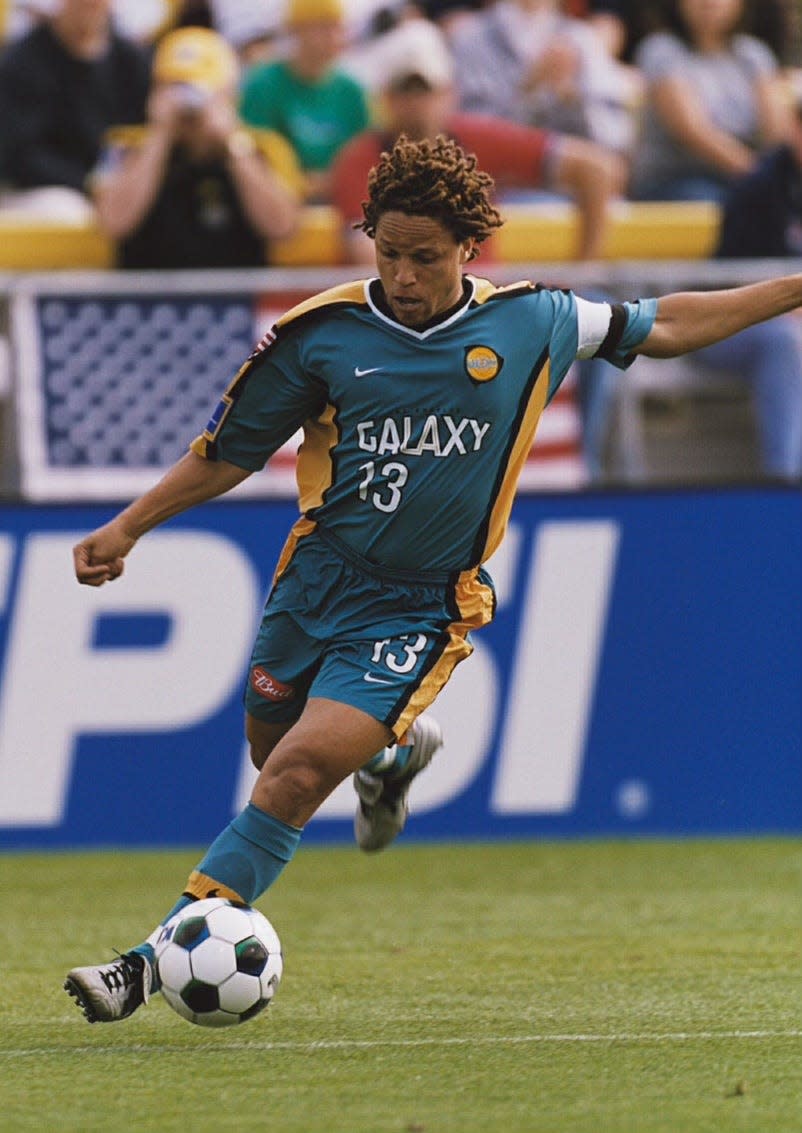 Westlake High graduate Cobi Jones led the Los Angeles Galaxy to MLS Cup championships in 2002 and 2005.