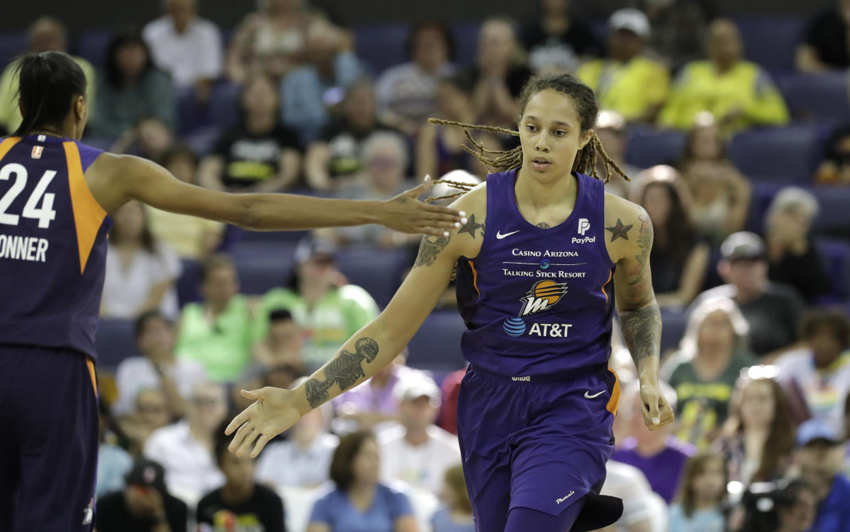 It's Brittney Griner's love for the Mercury, nothing else, that's keeping her in the WNBA. Incoming suspensions after Saturday's brawl, however, could change her future plans. 