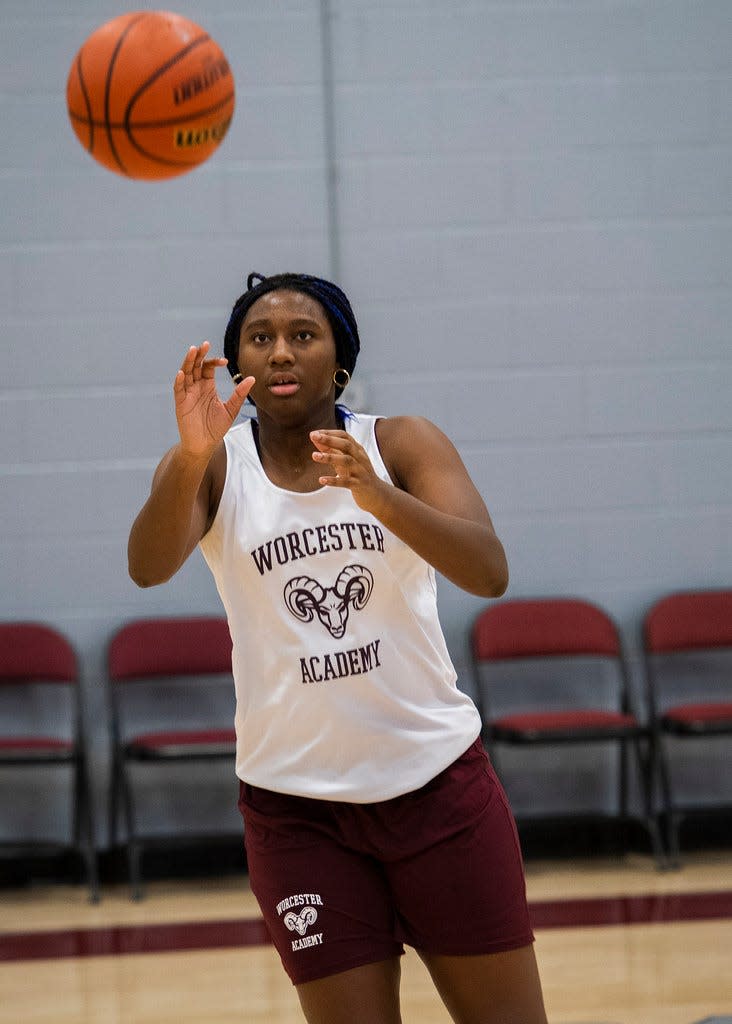 Aliyah Boston honed her basketball skills at Worcester Academy.