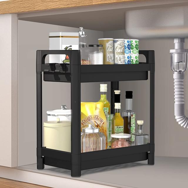 This Viral TikTok Under-Sink Shelf Organizer Is On Sale Now During Prime  Day!