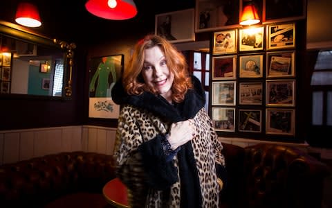 Pamela Des Barres photographed by The Telegraph in London last month - Credit: Jeff Gilbert