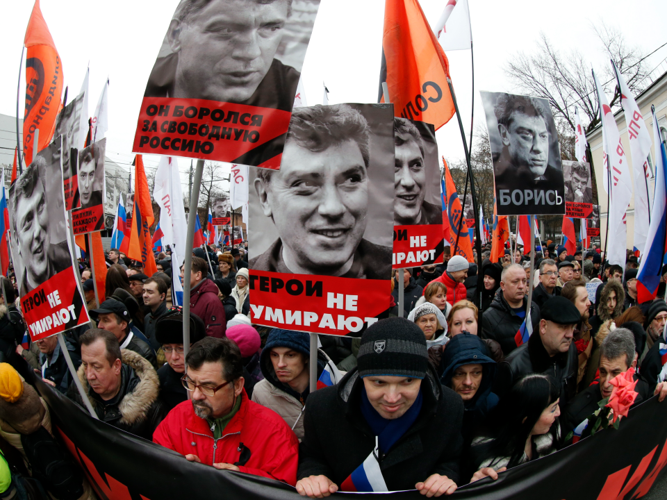boris Nemtsov protests putin