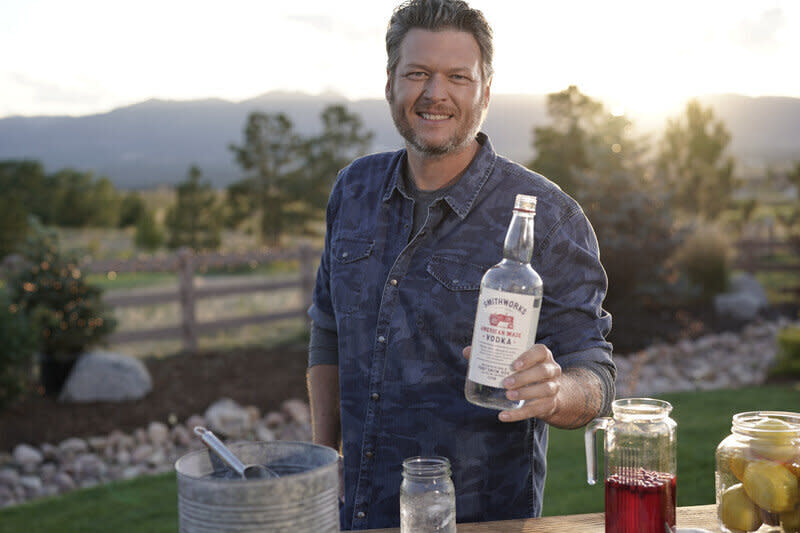 "Honey, I really want to get drunk tonight but I need a brand of vodka represented by a celebrity I really trust."<br />"Well, Blake Shelton from 'The Voice' has a <a href="https://www.smithworksvodka.com/#blake" target="_blank" rel="noopener noreferrer">line of vodka</a>!"<br />"OK. Now he's the type of All-American, upstanding celebrity who probably stands behind his product line."<br />"Absolutely! Look, he's holding it in this photo here and he's carefully holding it near the bottom so the consumer can see the complete label &mdash; that's a sign he cares."<br />"That settles it! If I'm getting shit-faced; it's Blake Shelton's booze or nothing at all!"