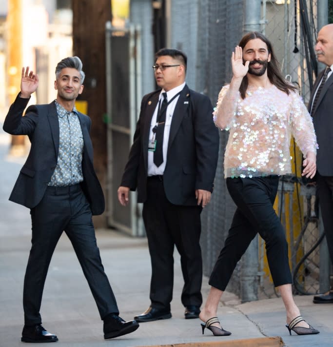 tan france, jonathan van ness, dries van noten, stella mccartney